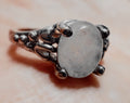 Moonstone Silver Ring